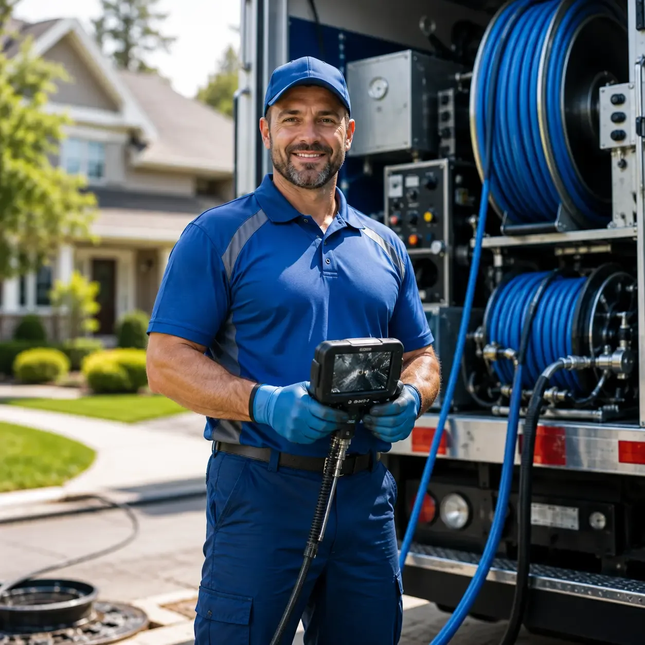 Local outdoor drain cleaning specialists in Franklin Grove, IL